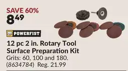 Princess Auto 12 pc 2 in. Rotary Tool Surface Preparation Kit offer