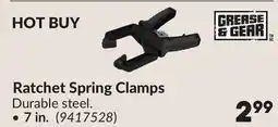 Princess Auto Ratchet Spring Clamps offer