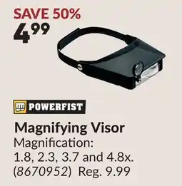 Princess Auto POWERFIST Magnifying Visor offer
