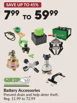 Princess Auto Battery Accessories offer