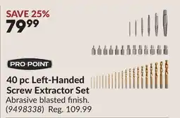 Princess Auto 40 pc Left-Handed Screw Extractor Set offer