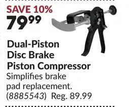 Princess Auto Dual-Piston Disc Brake Piston Compressor offer