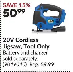 Princess Auto 20V Cordless Jigsaw, Tool Only offer