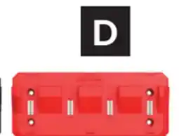 Princess Auto 4-Slot Red Magnetic Pry Bar Holders offer