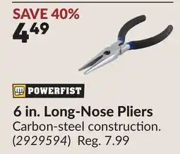 Princess Auto 6 in. Long-Nose Pliers offer