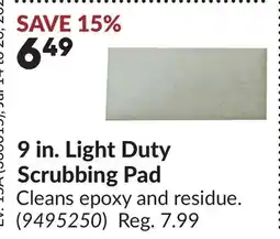 Princess Auto 9 in. Light Duty Scrubbing Pad offer