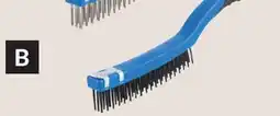 Princess Auto Soft-Grip Wire Brushes with Scraper, Carbon Steel. For rust/paint removal offer
