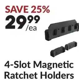 Princess Auto 4-Slot Magnetic Ratchet Holders offer