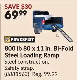 Princess Auto 800 lb 80 x 11 in. Bi-Fold Steel Loading Ramp offer