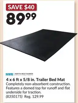 Princess Auto 4 x 6 ft x 5/8 in. Trailer Bed Mat offer