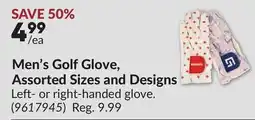 Princess Auto Men's Golf Glove, Assorted Sizes and Designs offer