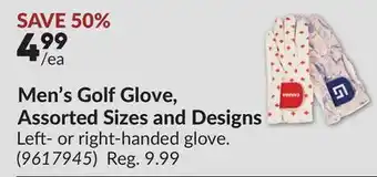 Princess Auto Men's Golf Glove, Assorted Sizes and Designs offer