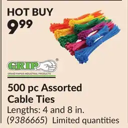 Princess Auto 500 pc Assorted Cable Ties offer
