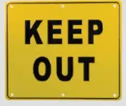 Princess Auto Aluminum Signs, Keep Out offer