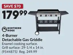 Princess Auto 4-Burner Detachable Gas Griddle offer