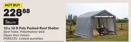 Princess Auto 10 x 10 Ft Poly Peaked-Roof Shelter offer