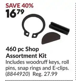 Princess Auto 460 pc Shop Assortment Kit offer