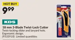 Princess Auto 18 mm 3-Blade Twist-Lock Cutter offer