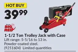 Princess Auto 1-1/2 Ton Trolley Jack with Case offer