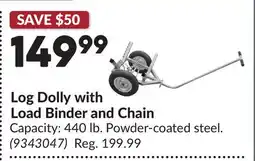 Princess Auto Log Dolly with Load Binder and Chain offer