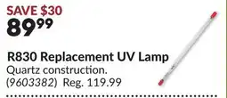 Princess Auto R830 Replacement UV Lamp offer