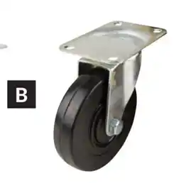 Princess Auto General Duty Swivel Casters , 4 in. Load capacity: 115 lb offer