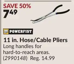 Princess Auto 11 in. Hose/Cable Pliers offer