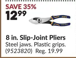 Princess Auto 8 in. Slip-Joint Pliers offer
