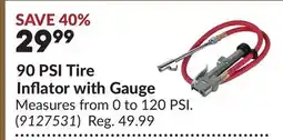 Princess Auto 90 PSI Tire Inflator with Gauge offer