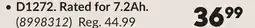 Princess Auto D1272. Rated for 7.2Ah. SLA Batteries offer