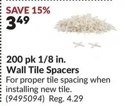 Princess Auto 200 pk 1/8 in. Wall Tile Spacers offer