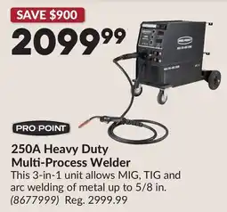 Princess Auto 250A Heavy Duty Multi-Process Welder offer