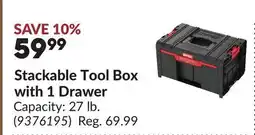 Princess Auto Stackable Tool Box with 1 Drawer offer
