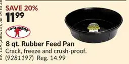 Princess Auto 8 qt. Rubber Feed Pan offer