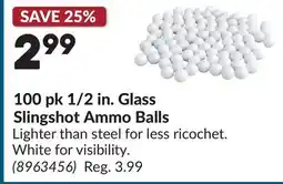 Princess Auto 100 pk 1/2 in. Glass Slingshot Ammo Balls offer