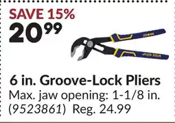 Princess Auto 6 in. Groove-Lock Pliers offer
