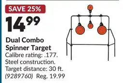 Princess Auto Dual Combo Spinner Target offer