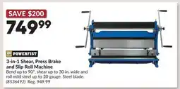 Princess Auto 3-in-1 Shear, Press Brake and Slip Roll Machine offer