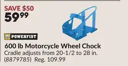 Princess Auto 600 lb Motorcycle Wheel Chock offer