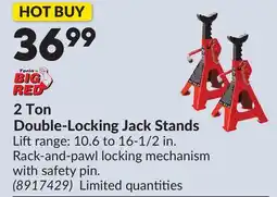 Princess Auto 2 Ton Double-Locking Jack Stands offer