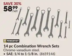 Princess Auto 14 pc Combination Wrench Sets offer