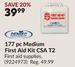 Princess Auto 177 pc Medium First Aid Kit CSA T2 offer