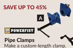 Princess Auto Pipe Clamps offer