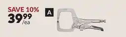 Princess Auto 11 in. Fast-Release Locking C-Clamp Pliers Standard offer