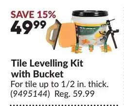 Princess Auto Tile Levelling Kit with Bucket offer