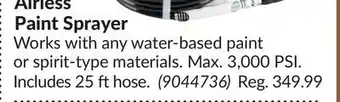 Princess Auto Airless Paint Sprayer offer
