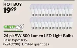 Princess Auto 24 pk 9W 800 Lumen LED Light Bulbs offer