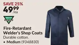 Princess Auto Medium Fire-Retardant Welder's Shop Coats offer