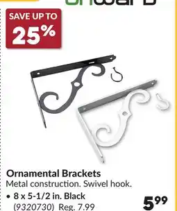 Princess Auto Ornamental Brackets offer