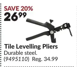 Princess Auto Tile Levelling Pliers offer